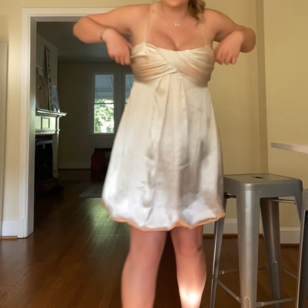 Jump Tan silky dress
